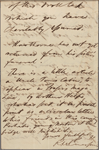 [Curtis, George William], ALS to. Aug. 6, 1852
