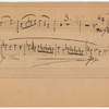Fragment of a cello part for the Trio, op. 87