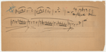 Fragment of a cello part for the Trio, op. 87