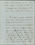 "To The Public." Holograph MS, unsigned, undated