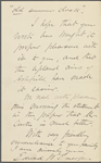 "Edward Waldo Emerson ALS to Charles Eliot Norton, Aug. 10, 1892, enclosing RWE's poems for Lowell's fortieth and fiftieth birthdays