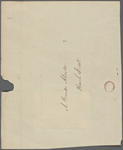 [Alcott, Amos Bronson], ALS to. Nov. 18, 1839