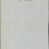 [Alcott, Amos Bronson], ALS to. Jan. 4, 1850