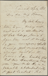 Bacon, D[elia] S., ALS to. Jul. 28, 1856