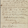 Bacon, D[elia] S., ALS to. Jul. 28, 1856