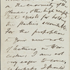 Blake, H[arrison] G[ray] O[tis], AL[S] to. May 14, 1866