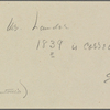 Carlyle, Thomas, ALS to. Apr. 28, 1829 [i.e. 1839]