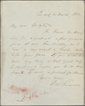 Carlyle, [Thomas], ALS to. Mar. 31, 1842