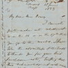 Drury, [Emily Mervine], ALS to. Jun. 12, 1853