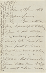 Drury, [Emily Mervine], ALS to. Jun. 18, 1854