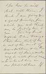 Drury, [Emily Mervine], ALS to. Nov. 2, 1857