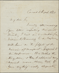 Greeley, Horace, ALS to. Aug. 5, 1850