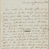 [Hawthorne], Sophia A[melia] Peabody, ALS to. Jan. 20, 1838