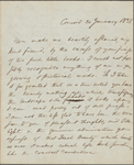 [Hawthorne], Sophia A[melia] Peabody, ALS to. Jan. 20, 1838