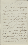[Hawthorne, Sophia Amelia Peabody], ALS to. [1843?]