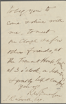Lowell, J[ames] R[ussell], ALS to. Nov. 17, 1852