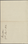 Lowell, J[ames] R[ussell], ALS to. Nov. 17, 1852