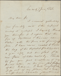 Pierpont, John, ALS to. Jun. 7, 1838