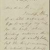 Stoddard, [Richard Henry], ALS to. Oct. 11, 1858