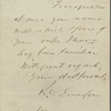Stoddard, [Richard Henry], ALS to. Oct. 11, 1858