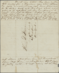 Thoreau, Henry D[avid], ALS to. Jun. 10 and 15, 1843