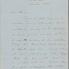 Thoreau, Henry D[avid], ALS to. Feb. 6, [1850]