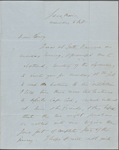 Thoreau, Henry D[avid], ALS to. Feb. 6, [1850]