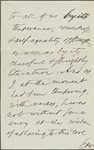 Whipple, E[dwin] P[ercy], ALS to. Oct. 12, [1866]. Previously [1871?]