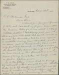 Hunt, Benjamin P[eter], ALS to. Sep. 6, 1830
