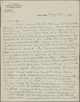 Hunt, Benjamin P[eter], ALS to. Sep. 6, 1830