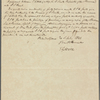 Bill, holograph, from Emerson to Samuel C. Hunt, for the instruction of his brother, Benjamin Peter Hunt. Dec. 31, 1825. Receipted by RWE