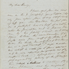 Thoreau, Henry D[avid], ALS to. Feb. [9, 10, 11], 1843
