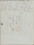 Thoreau, Henry D[avid], ALS to. Feb. [9, 10, 11], 1843