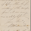 Bennett, William Cox, ALS to NH. May 16, 1860.