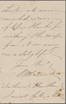Bennett, William Cox, ALS to NH. May 16, 1860.