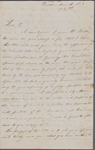 Bötta, Amelie, ALS to NH. Jul. 7, [1852].