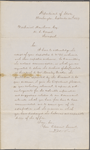 Cass, Lewis, manuscript LS to NH. Sep. 24, 1857.