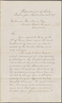 Cass, Lewis, manuscript LS to NH. Sep. 24, 1857 (b).