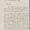 Latrobe, John H. B., ALS to NH. Feb. 8, 1853.