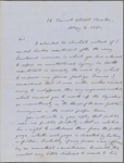 Oliver, Peter, ALS to NH. May 9, 1851.