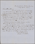Pike, William B., ALS to NH. Aug. 2, 1852.