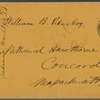 Pike, William B., ALS to NH. Feb. 24, 1853.