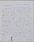 Pike, William B., ALS to NH. Feb. 24, 1853.