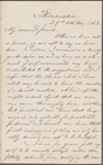 Randolph, Richard, ALS to NH. Aug. 29, 1863.