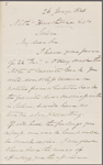 Shaw, Francis George, ALS to NH. Jan. 26, 1848.