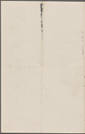 Synge, W[illiam] W[ebb] Follett, ALS to NH. Aug. 19, 1861.