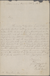 Vogue, A., ALS to NH. Oct. 24, 1863.