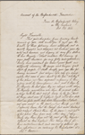 Hathorne [Hawthorne], William, letter to the Right Honorable [William Morrice, Secretary of State]. Oct. 26, 1666. Copy in unknown hand, note in NH's hand.