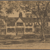 Packard, N. S. Original pen-and-ink drawing of Hawthorne's home