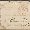 Miscellaneous manuscript material and professional cards.
